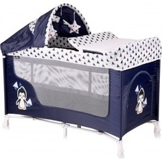 Манеж Lorelli San Remo 2 Plus Сине-белый Blue&White Penguin 1936