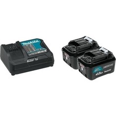 Аккумулятор и зарядное устройство Makita DC10SB+BL1041B, 12В, 4Ач, Li-ion (197641-2)