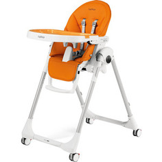Стульчик для кормления Peg-Perego PRIMA PAPPA FOLLOW ME ARANCIA (оранжевый/кожзам) GL000880656
