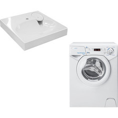 Cтиральная машина с раковиной Candy Aqua 104D2-07, Эстет Lea 60