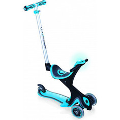 Трехколесный самокат с сиденьем Globber EVO Comfort PLAY 5 in 1 (голубой)