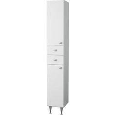 Пенал Меркана Астурия 28,5x180 белый с ящиками (3-006-000-L)