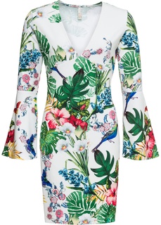 Платье с цветочным принтом Bonprix