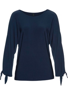 Футболка с вырезами на рукавах Bonprix