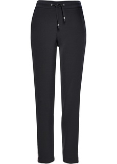 Брюки с лампасами и поясом на резинке Bonprix