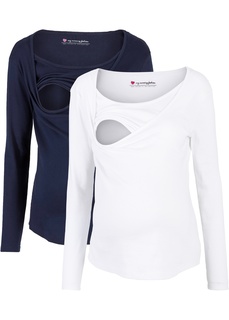 Футболка для будущих и кормящих мам (2 шт.) Bonprix