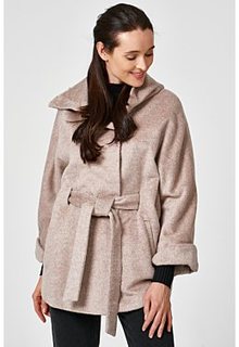 Короткое пальто с капюшоном Electrastyle