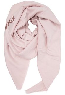 Платок из вискозы и шерсти Fabretti