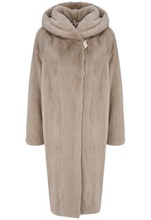 Шуба из аукционного меха норки KOPENHAGEN FUR Emfasi Pelle