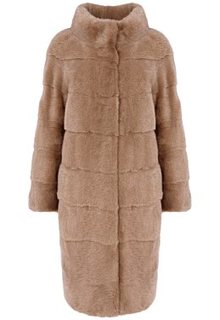 Норковая шуба с воротником-стойкой Flaumfeder