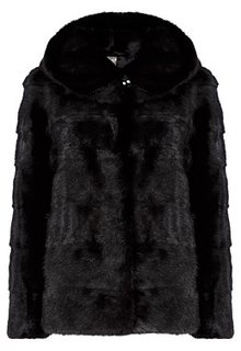 Норковая шуба с капюшоном Flaumfeder