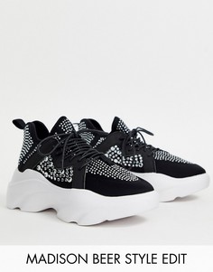 Черные кроссовки на шнуровке ASOS DESIGN Director - Черный