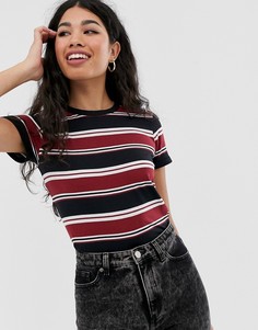 Футболка в полоску Brave Soul bay - Красный