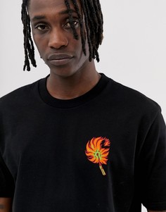 Черная футболка с принтом спички Carhartt WIP - Черный