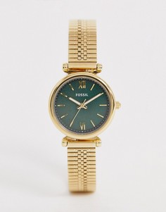Часы с сетчатым ремешком Fossil ES4645 Mini Carlie 28 мм