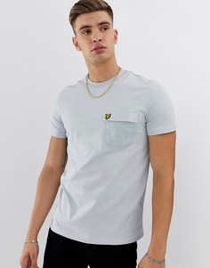 Серая футболка с контрастным карманом Lyle & Scott - Серый