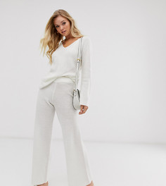 Комбинируемые брюки с добавлением шерсти и широкими штанинами Micha Lounge Luxe - Белый