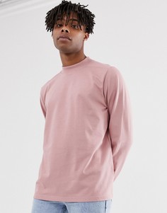 Розовый лонгслив с высоким воротом Carhartt WIP Boxwood - Розовый