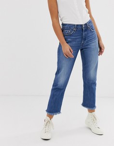 Укороченные джинсы с необработанными краями Levis 501 - Синий Levis®