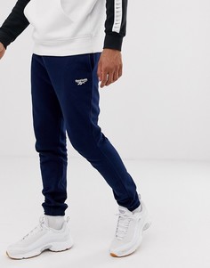 Темно-синие джоггеры с логотипом Reebok - Темно-синий