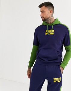Темно-синий худи Puma Rebel - Темно-синий