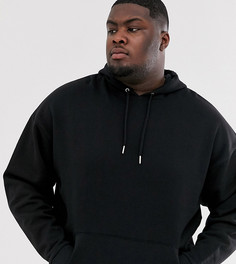 Черный oversize-худи ASOS DESIGN Plus - Черный