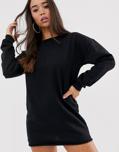 Платье-свитер в стиле oversize In The Style - Черный