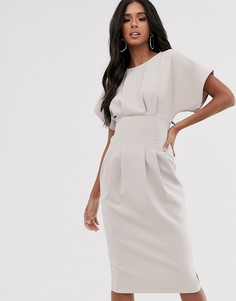Платье-футляр миди ASOS DESIGN - Серый