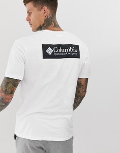 Белая футболка с принтом на спине Columbia North Cascades - Белый