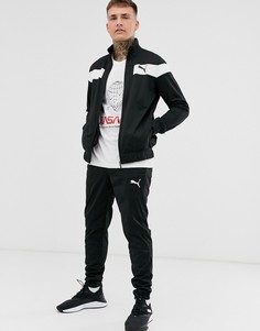 Черный спортивный костюм с логотипом Puma - Черный