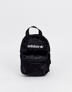 Черный бархатный рюкзак adidas Originals - Черный