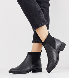 Черные ботинки челси для широкой стопы Park Lane - Черный