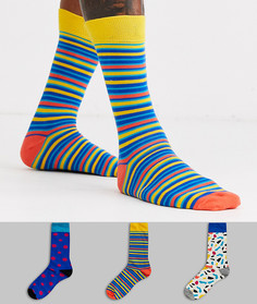 3 пары носков с принтом HS by Happy Socks - Мульти