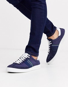 Темно-синие кроссовки с замшевой отделкой PS Paul Smith Yuki - Темно-синий