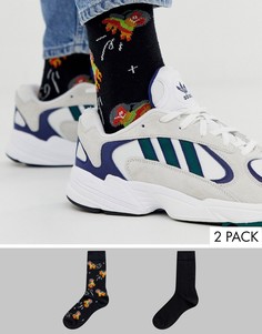 Набор из 3 пар носков до щиколотки (со сплошным принтом пиньята/др.) ASOS DESIGN Скидка
