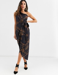 Платье на одно плечо Ted Baker Gabia - Черный