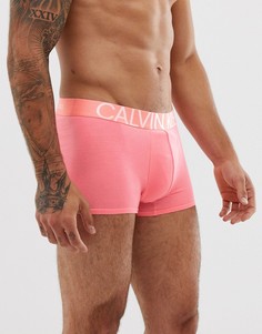Розовые хлопковые трусы с логотипом на поясе Calvin Klein Statement 1981 - Розовый