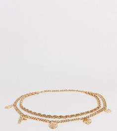 Ремень-цепочка с подвесками Reclaimed Vintage inspired - Серебряный