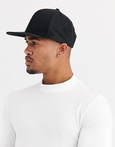 Черная бейсболка ASOS DESIGN - Черный