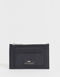 Кожаная кредитница с бантиком Ted Baker Yarro - Темно-синий