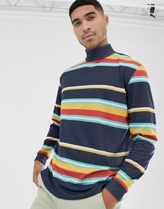 Свободная водолазка в полоску ASOS DESIGN - Мульти