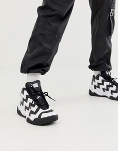 Черно-белые кроссовки Converse voltage
