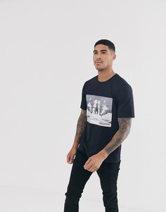 Футболка с принтом Calvin Klein Jeans - Черный