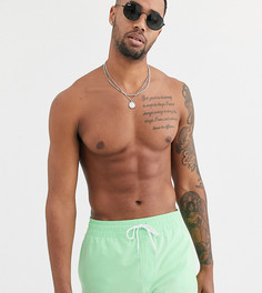 Пастельно-зеленые суперкороткие шорты для плавания ASOS DESIGN Tall - Зеленый
