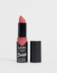 Матовая губная помада NYX Professional Makeup Suede Cannes