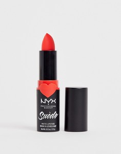 Матовая губная помада NYX Professional Makeup Suede Kitten Heels