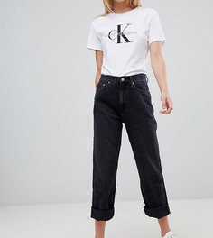 Джинсы прямого кроя с завышенной талией Calvin Klein Jeans american classic эксклюзивно для ASOS - Черный