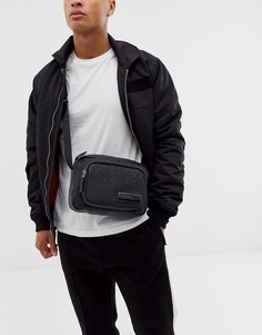 Черная сумка через плечо с монограммой Calvin Klein Industrial - Черный