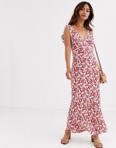 Платье миди с глубоким вырезом Free People Ohh La La - Черный