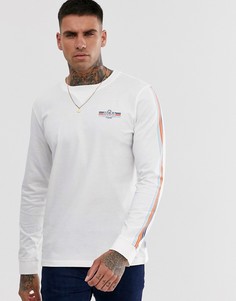 Белый лонгслив с логотипом Jack & Jones Originals - Белый